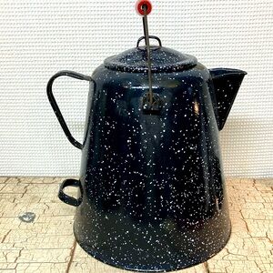 Enamel Cowboy Kettle